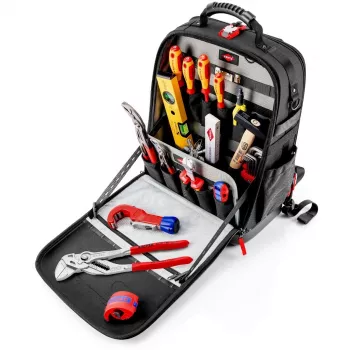 Módulo de mochila Knipex X18 Sanitário design duradouro tamanho compacto para arrumação de ferramentas