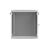 Rack de montagem na parede 19 polegadas 12U 600x600 cinzento