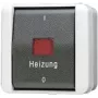 JUNG Interruptor de emergência para aquecimento 802HW WG800 IP44 Ais 2pol. 802HW (802HW)