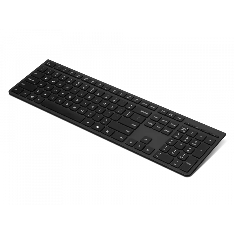 Lenovo Professional Wireless Rechargeable Keyboard AI Teclado sem fios recarregável, disposição estónia, cinzento (4Y41R64545)