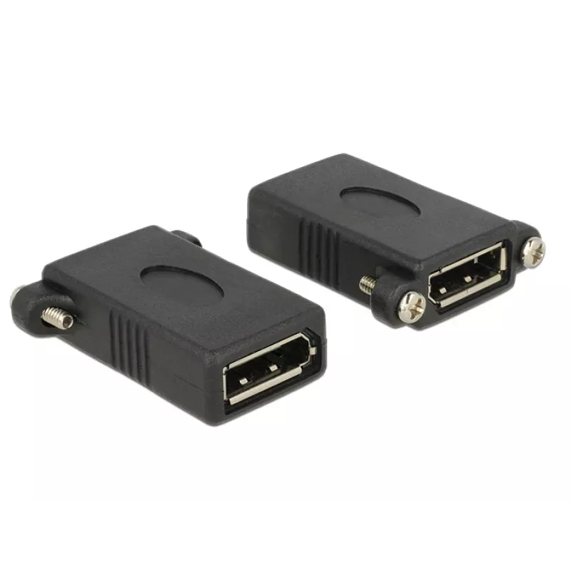 Adaptador DisplayPort DeLOCK DisplayPort 1.1 F-F preto