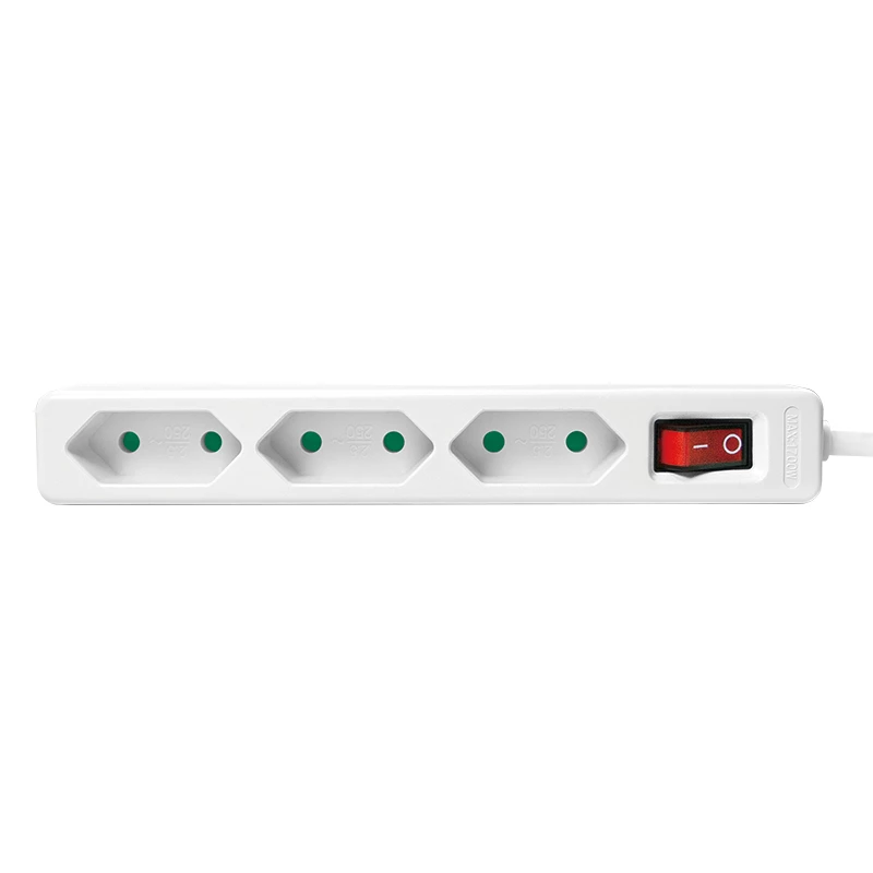 Extensão de energia LogiLink LPS230 1,5 m 3 tomadas AC interior branco