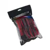Cabo de alimentação interno CableMod CM-PCAB-BKIT-NKCR-3PK-R carbon red