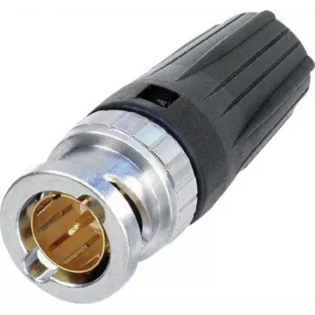 Ficha BNC Neutrik, reta, 75 Ohm, NBNC75BTU11, 1 unid. (NBNC75BTU11)