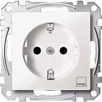 Tomada CEE 7/3 Merten MEG2350-0319 branco