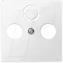 Placa de parede / tampa de interruptor Merten 297519 — branco, termoplástico, 1 módulo