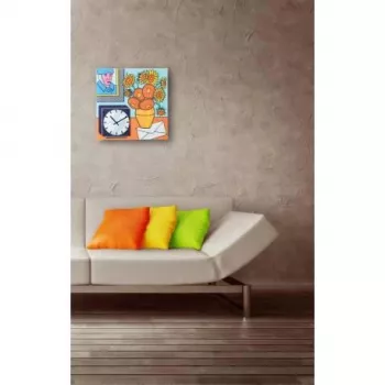 Relógio de parede NeXtime 8170 Go van Go, 43x43 cm, multicolor