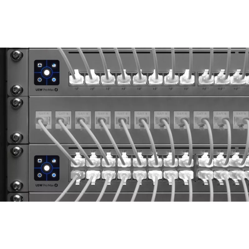 Cabo de rede patch UBIQUITI UACC-Cable-Patch-EL Cat6 RJ-45 2.5GbE PoE++ 0,15 m branco translúcido (24 unid.)