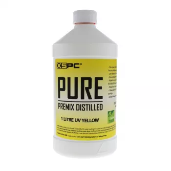 XSPC Pure Coolant, 1 litro - amarelo, UV