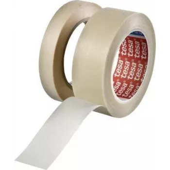 Fita de mascarar Tesa 4331, 50 m de comprimento, 25 mm de largura, adesivo de silicone incolor