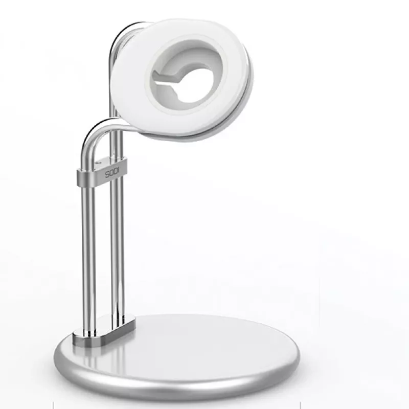 Suporte de carregamento para Apple Watch SAW-300 indutivo prateado