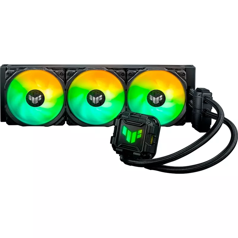 Kit de refrigeração líquida para processador ASUS TUF GAMING LC II 360 ARGB 12 cm preto