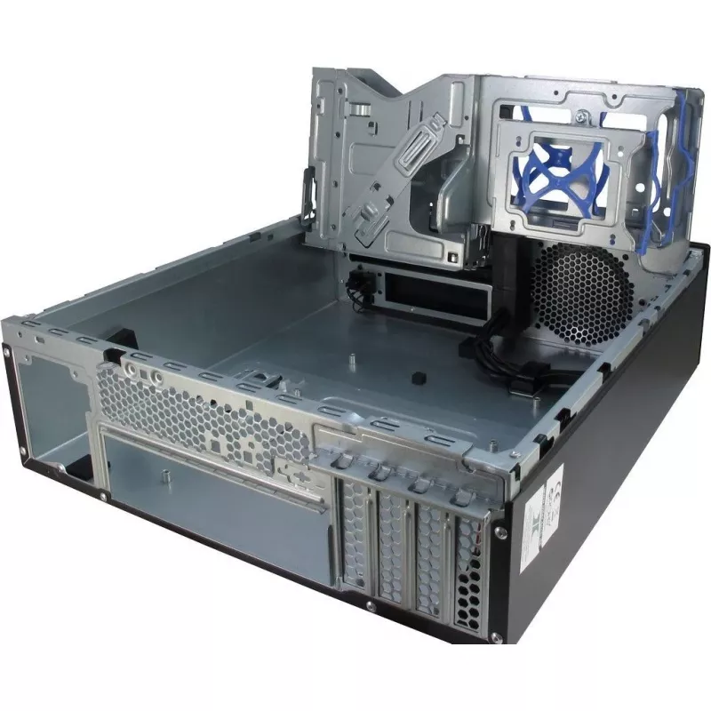 Inter-Tech IT-503 - SFF - Mini-ATX - sem fonte de alimentação (TFX12V) - preto mate - USB/Áudio (88881270)