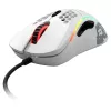 Rato gaming Glorious Model D - branco, brilhante + fita aderente - preto