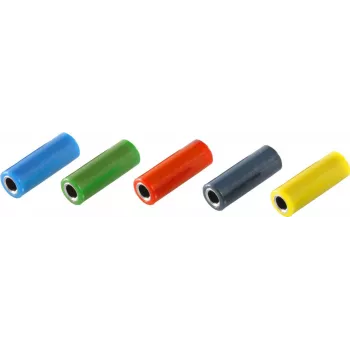Conector banana ShiverPeaks BS56230-SET preto azul verde vermelho amarelo
