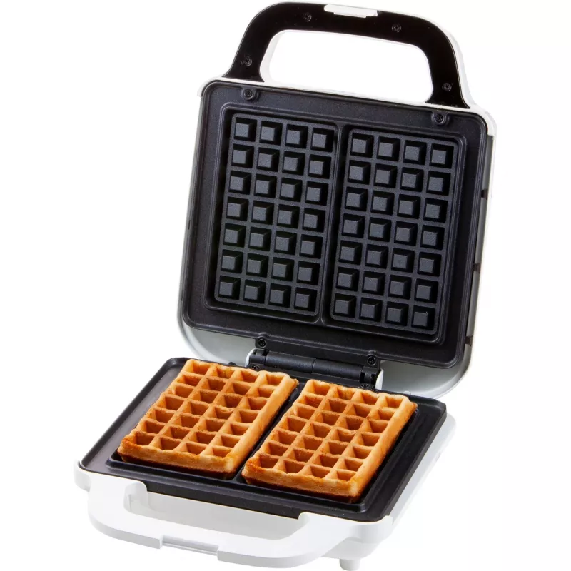 Máquina de waffles Domo DO9222W 2 waffles 900 W preto branco