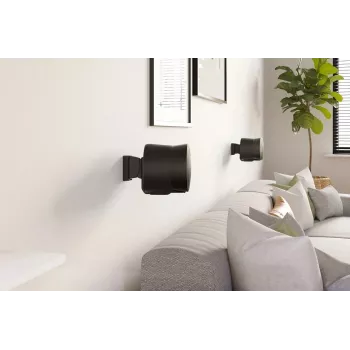 Suporte de parede Vogels | Suporte de parede para coluna para Sonos Era 300 | Inclinável, orientável | Capacidade máxima 7 kg | Preto