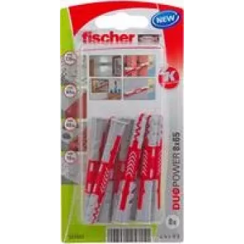 Fischer DuoPower 8 x 65 K NV bucha 65 mm 537651 1 conjunto (537651)