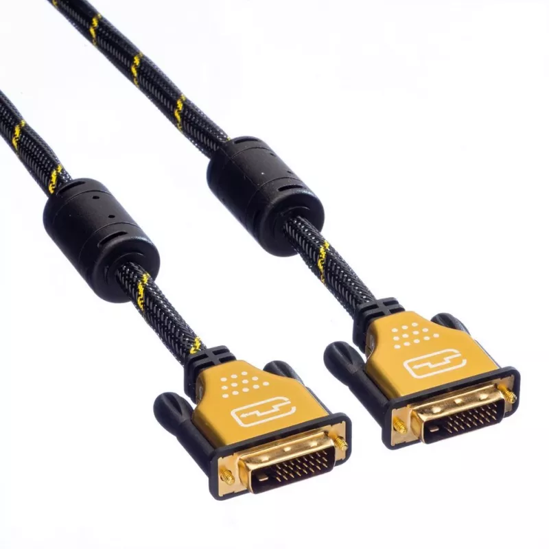 ROLINE GOLD cabo de monitor DVI, ST-ST (24+1) dual link 3,0m (11.04.5513)
