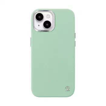 Capa de proteção Joyroom PN-15F1 Starry para iPhone 15, verde, proteção diária fina