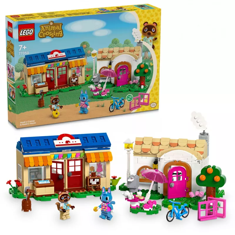 Brinquedo de construção LEGO 77050 Animal Crossing Loja do Nook Casa da Sophie Conjunto – conjunto de jogo modular