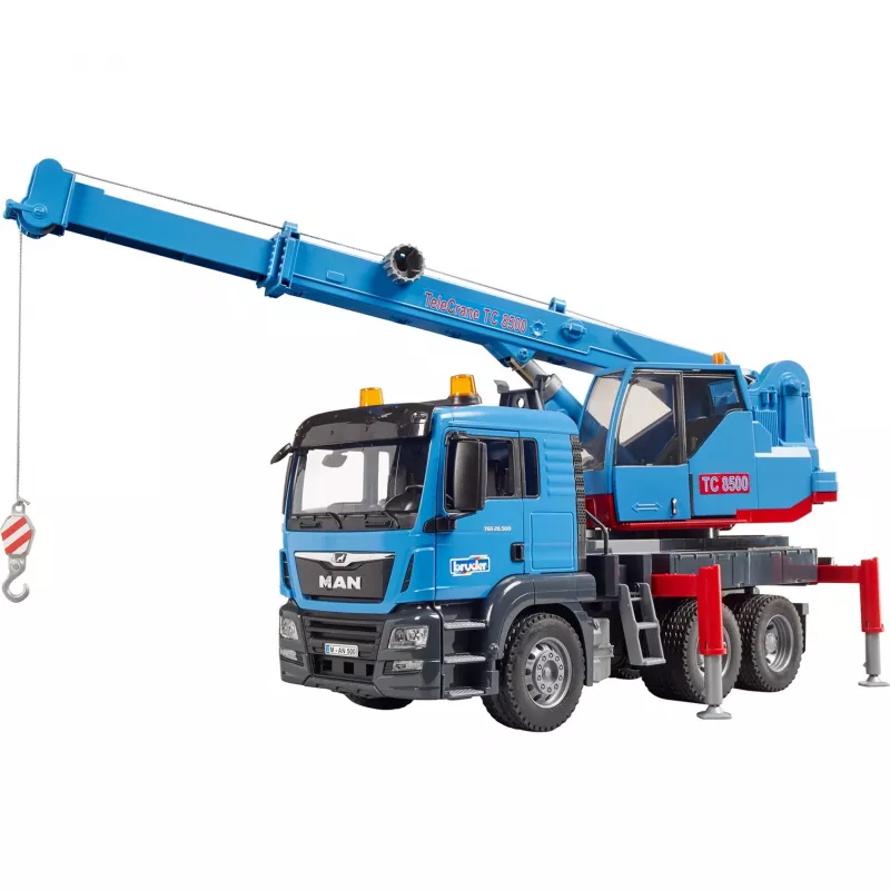 BRUDER MAN TGS Camião grua Azul ABS 03771