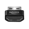 Adaptador MHL Delock HDMI-A fêmea > USB Type-A macho preto