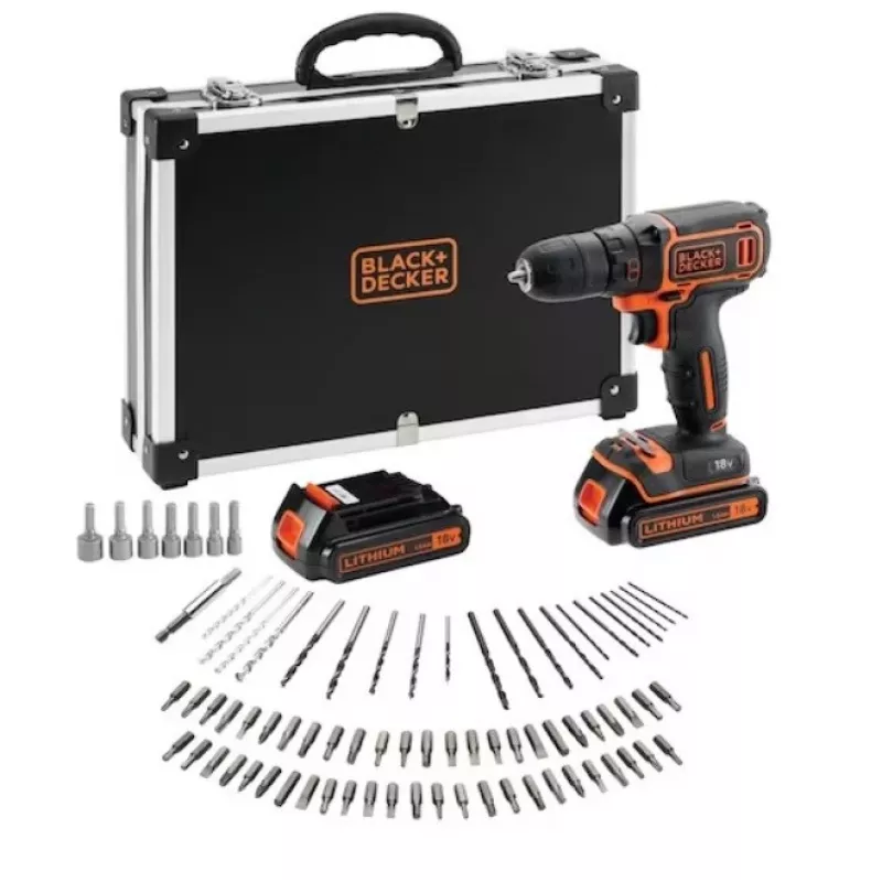 BLACK+DECKER 18V Berbequim aparafusador BDCDC18BAFC-QW