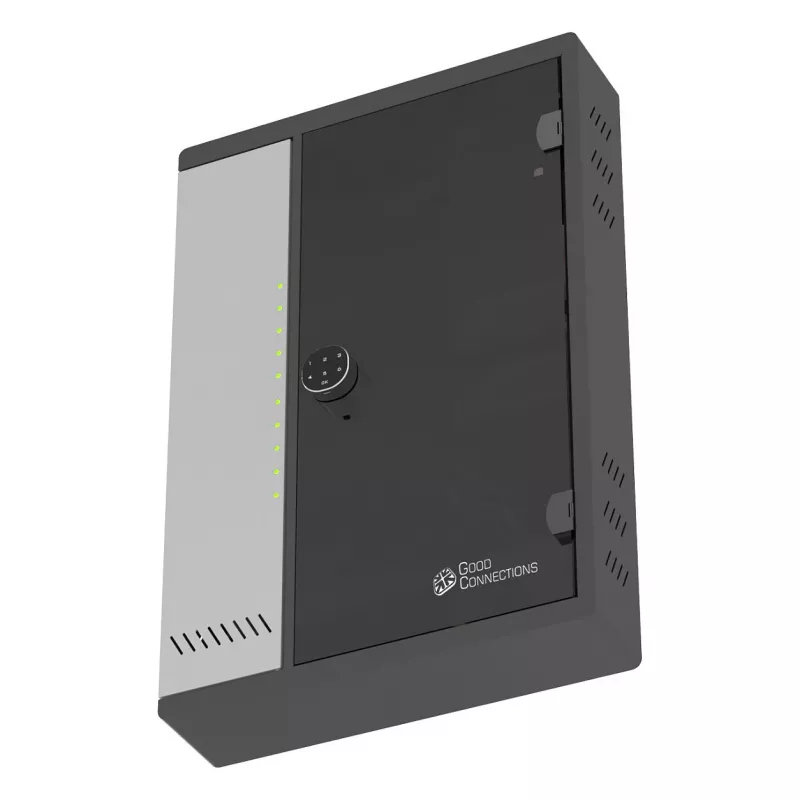 Good Connections armário de carregamento de parede para 11 dispositivos, USB-C, porta 30W