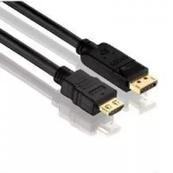 Adaptador de cabo de vídeo PureLink PI5100-010 DisplayPort para HDMI 1m preto