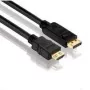 Adaptador de cabo de vídeo PureLink PI5100-010 DisplayPort para HDMI 1m preto