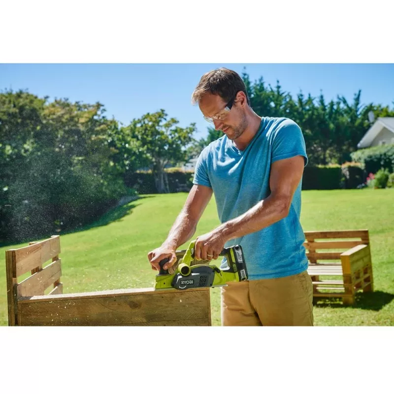 Plaina elétrica Ryobi 5133002921 Verde, Cinzento 11000 rpm