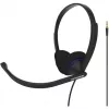 Headset Koss CS200i com fios arco de cabeça escritório/call center preto