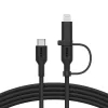 Cabo USB Belkin BoostCharge Pro 1,5 m USB-C USB-C/Lightning Preto