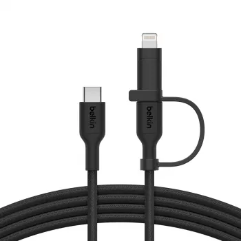 Cabo USB Belkin BoostCharge Pro 1,5 m USB-C USB-C/Lightning Preto