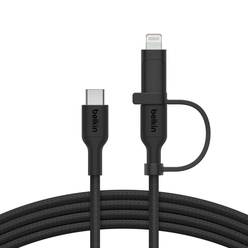 Cabo USB Belkin BoostCharge Pro 1,5 m USB-C USB-C/Lightning Preto