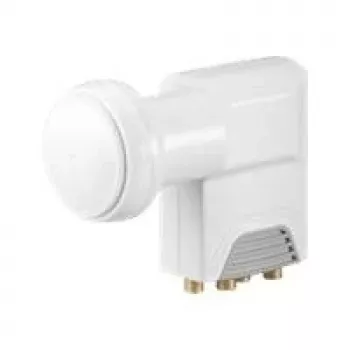 Wentronic Goobay Universal Quad LNB, branco/cinzento, 67272
