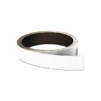 Fita magnética Franken LS30 0,8 mm de espessura, 30 mm × 10 m, branca
