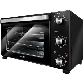 Forno de mesa elétrico MPM MPE-17/T – 48 L, 1800 W, convecção, termostato, espeto rotativo