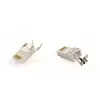 Conector macho RJ45 GEMBIRD CAT7 8P8C banhado a ouro 15µm FTP/SFTP pack de 50
