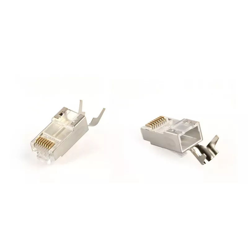 Conector macho RJ45 GEMBIRD CAT7 8P8C banhado a ouro 15µm FTP/SFTP pack de 50