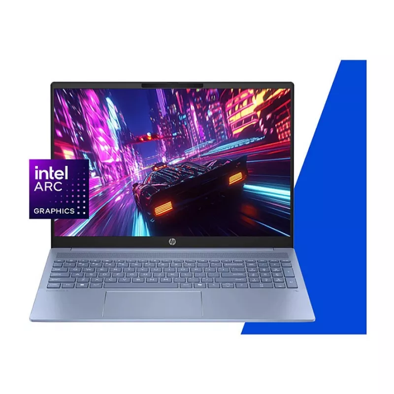 HP OmniBook 5 AI 16 2K Core Ultra 5 225U 16GB/512GB SSD Win11 Home - Azul-céu - 16-af1454ng - Layout do teclado possivelmente alemão