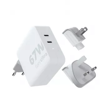Carregador de viagem Xtorm 67W GaN-Ultra + cabo USB-C PD