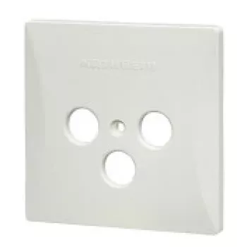 Kathrein ESZ 53 placa de cobertura de 3 orifícios, branco