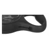 Flexi Black Design M trela extensível para cães, fita de 5 m, até 25 kg