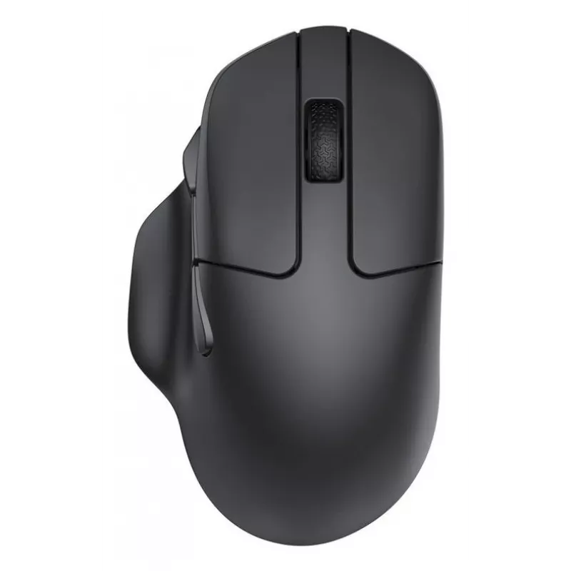 Rato sem fios Keychron M7 8K preto — design ergonómico compacto, recarregável