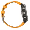 Garmin fenix 8 AMOLED Sapphire 47 mm relógio inteligente GPS, ecrã tátil de 3,56 cm (1,4") 454 x 454, Wi-Fi, titânio, bracelete de silicone Spark Orange/Graphite, grafite