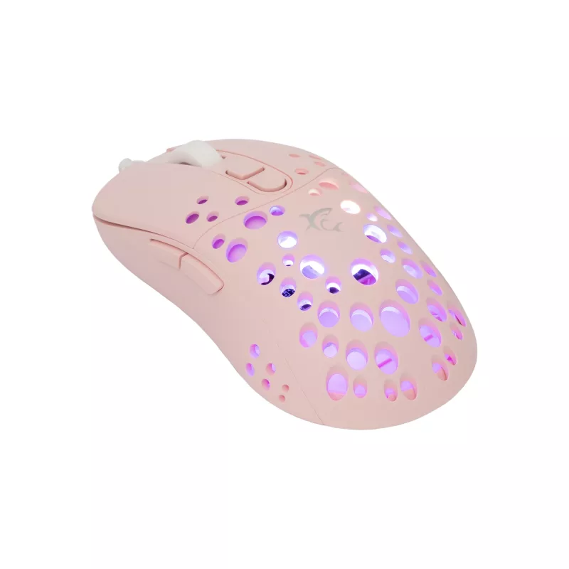 Rato White Shark GM-9004 Tristan-2 rosa RGB USB