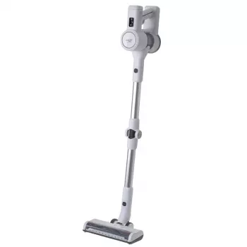Aspirador de bateria Adler AD 7060 — 350 W, bateria 22 V, até 35 min. de autonomia, 16000 Pa de potência de aspiração, sem saco, branco