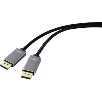 Cabo de ligação DisplayPort SpeaKa Professional DisplayPort [1x ficha DisplayPort - 1x ficha DisplayPort] 5,00 m preto (SP-8993892)